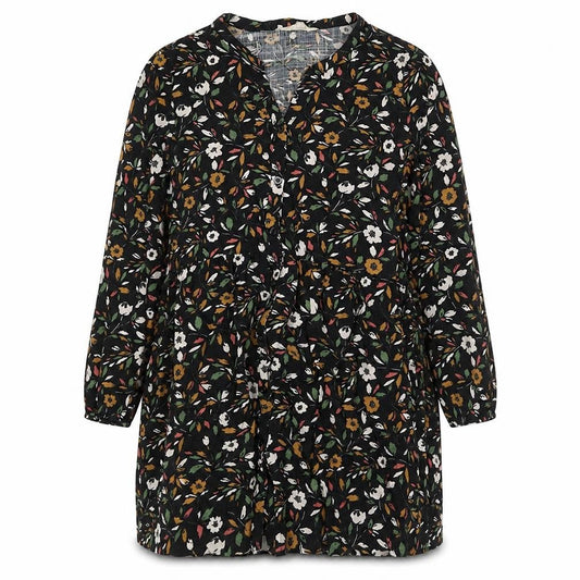 Antic Bat Women Multicoloured Floral Shirt Dress UK 12-14 V-Neck