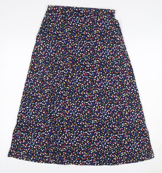Jones Women’s Multicoloured UK 10 Flare Long Polka Dot Stretch Skirt