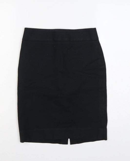 Banana Republic Women’s Black UK 4 High Rise Pencil Knee Skirt