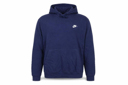 Nike Men’s Blue XL Pullover Hoodie Logo Sports Fleece Pockets