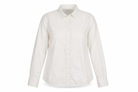 French Connection Women Ivory Size 16 Classic Long Sleeve Shirt