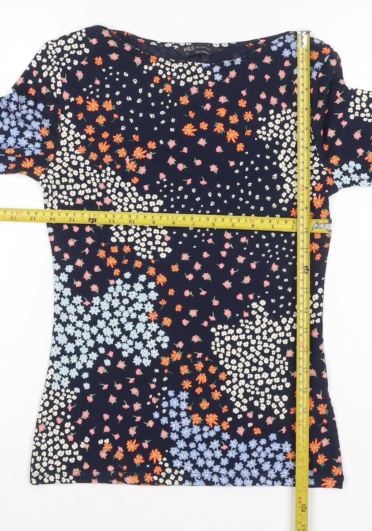 Marks and Spencer Women’s Multicoloured Floral Viscose Blouse Size 6