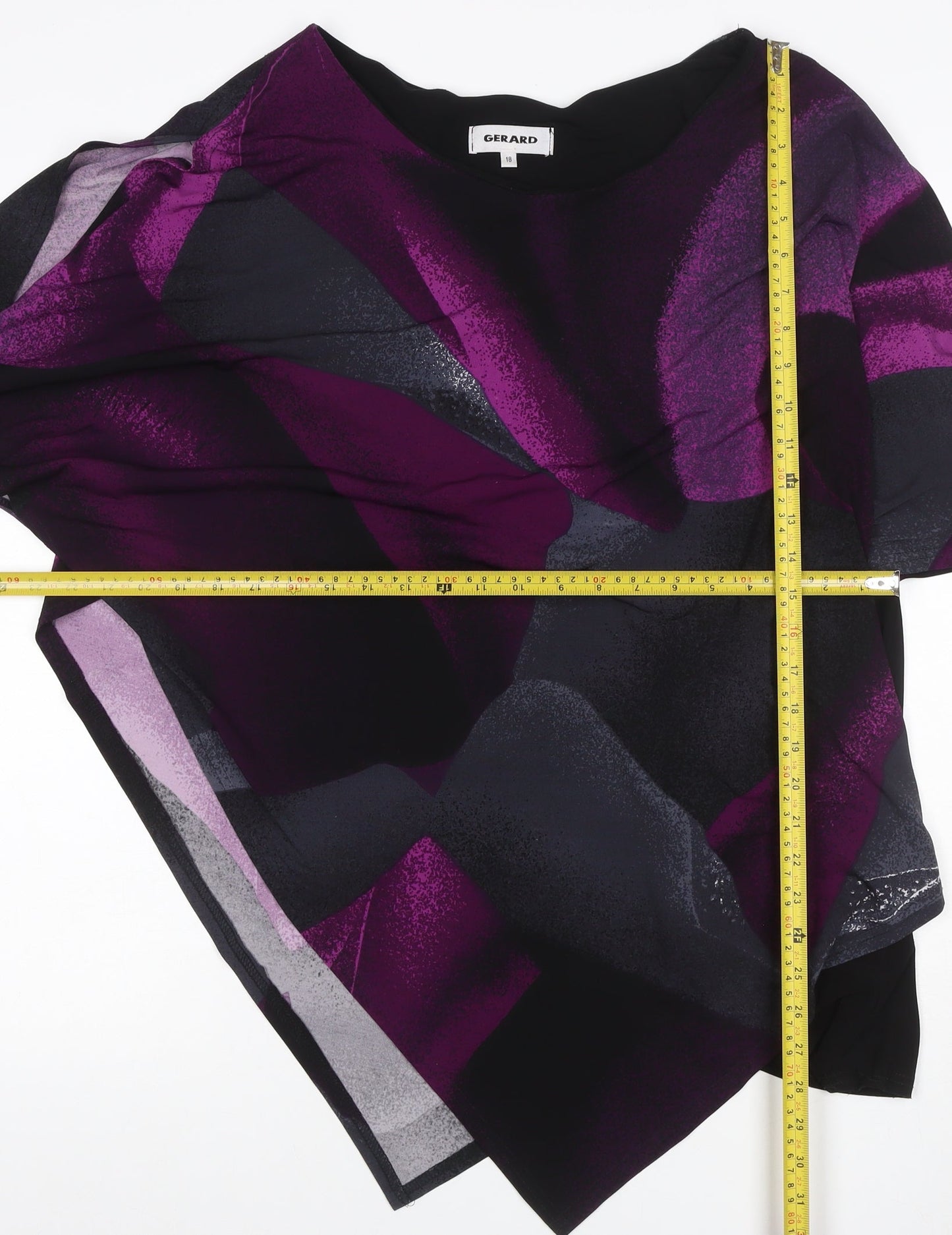 Gerard Women’s Multicoloured Geometric Kimono Blouse Size 18