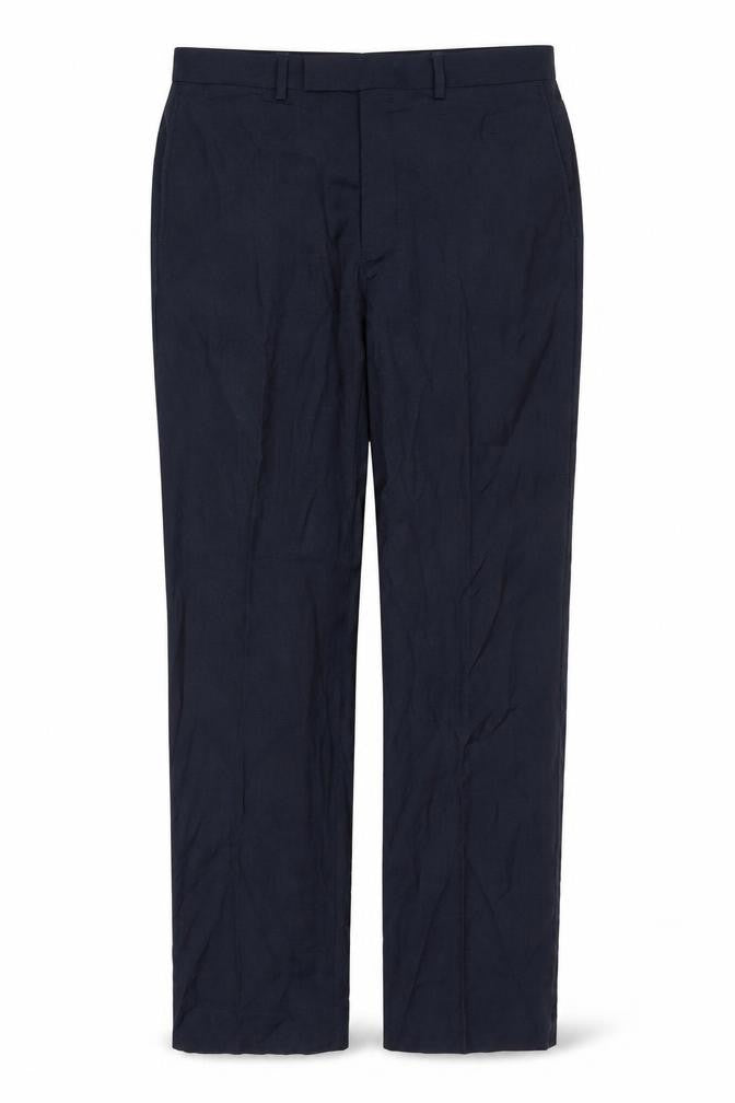 Marks & Spencer Autograph Men's Blue 36W 31L Wool Dress Trousers