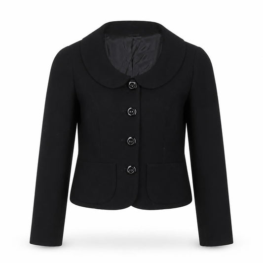 Hobbs Women’s Black UK 8 Virgin Wool Tailored Blazer Jacket