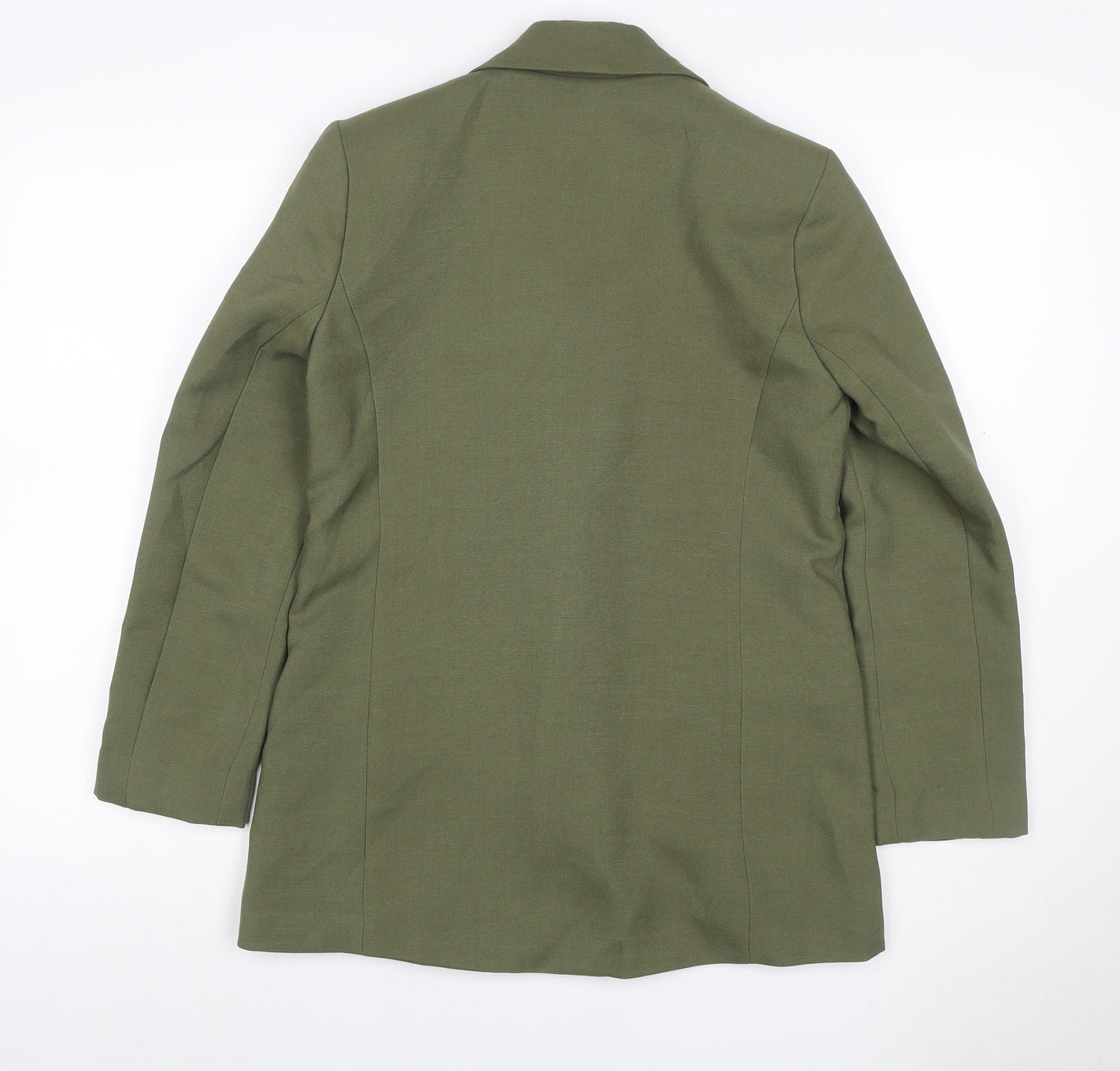 Primark Women’s Green UK 6 One Button Lined Blazer Business Workwear