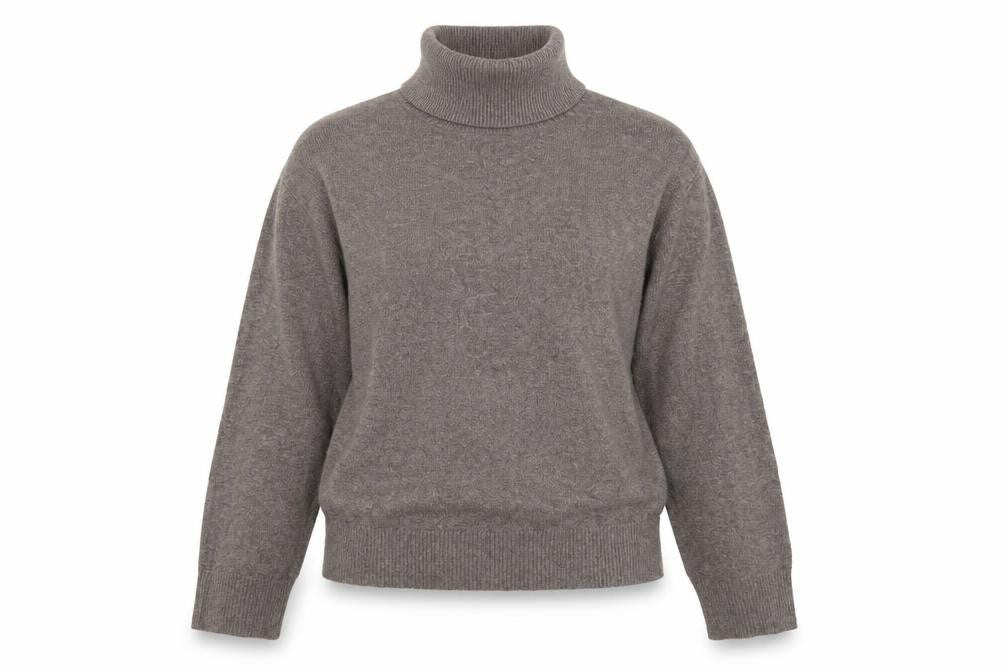 Marks & Spencer Women Brown S Roll Neck Knit Pullover Jumper
