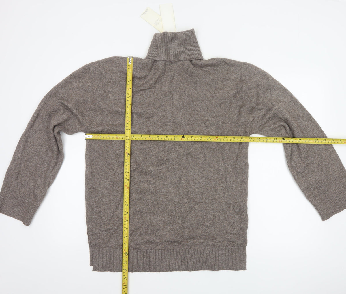 Marks & Spencer Women Brown S Roll Neck Knit Pullover Jumper