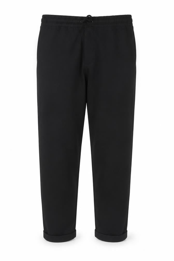 Zara Men’s Black M 31 Jogger Knit Tapered Drawstring Trousers