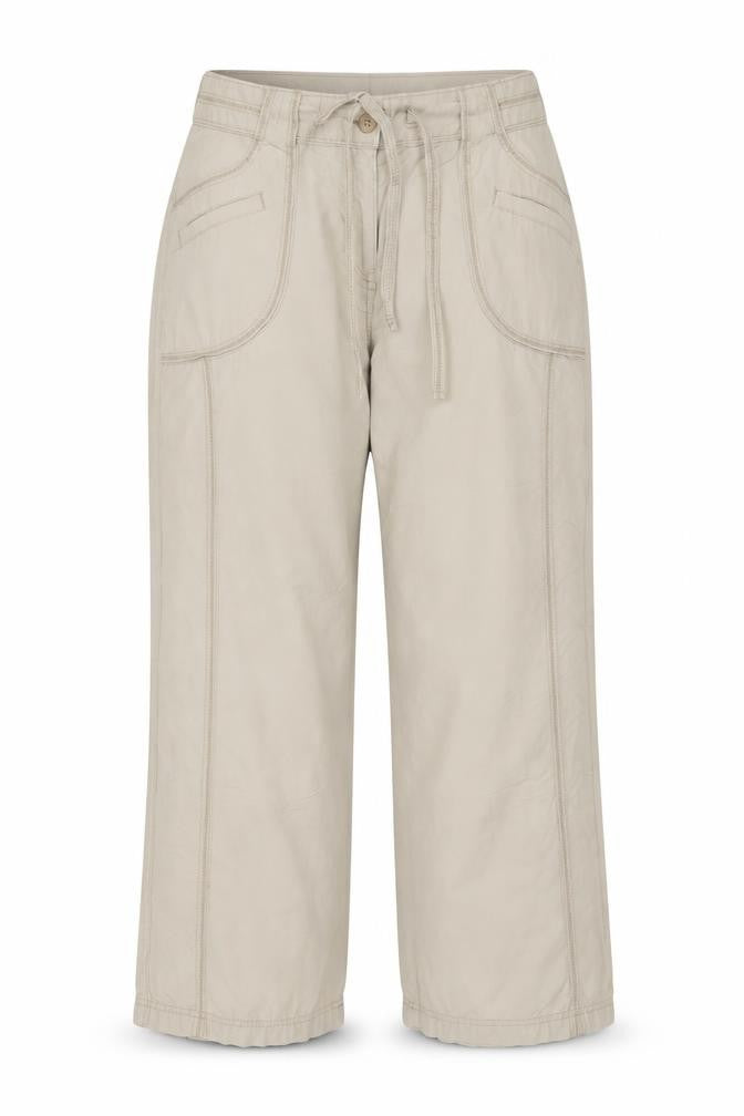Marks & Spencer Women Beige UK 14 Short Carpenter Wide-Leg Trousers
