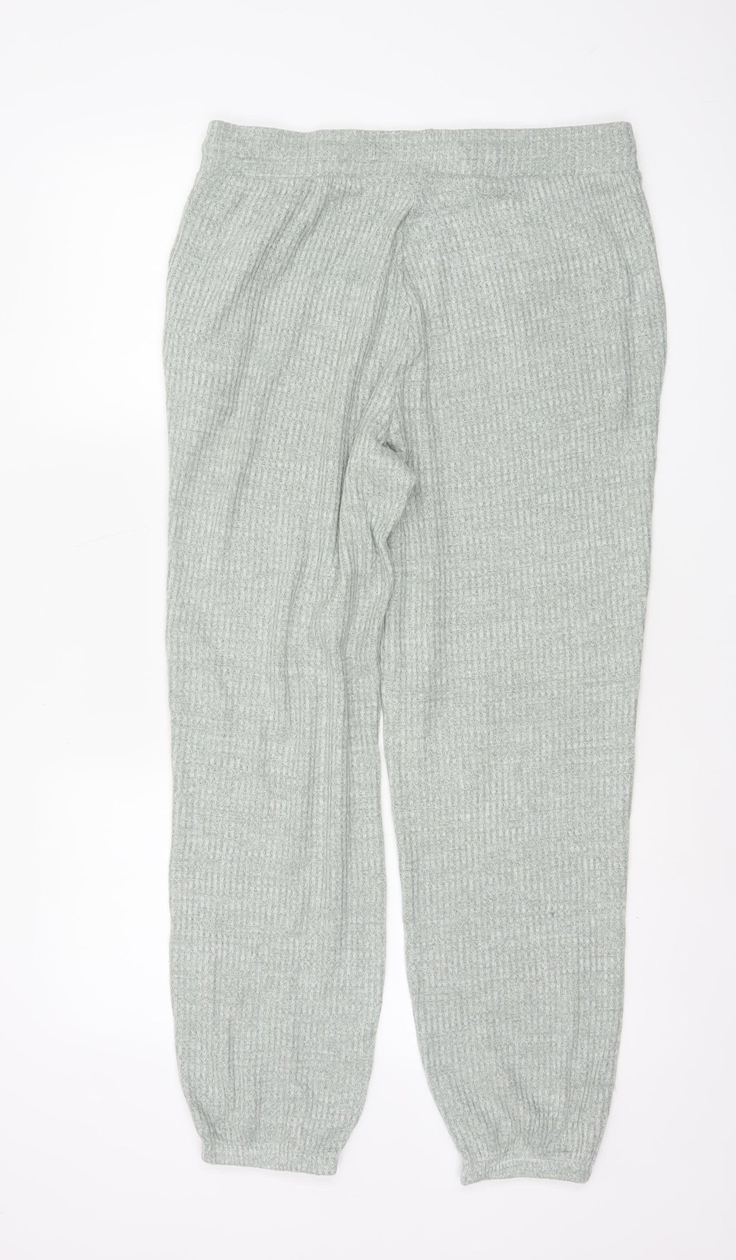 M&S Women’s Green M Knit Drawstring Lounge Pyjama Trousers