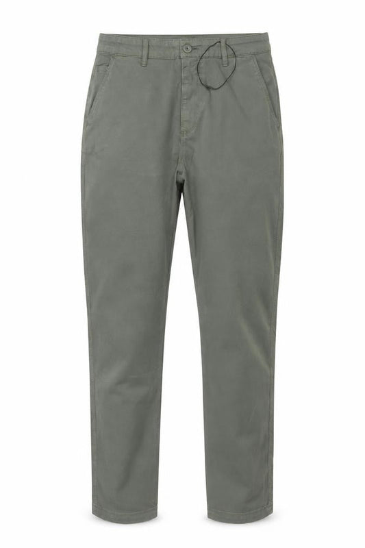 Marks & Spencer Men Green 30/33 Regular Tapered Chino Trousers