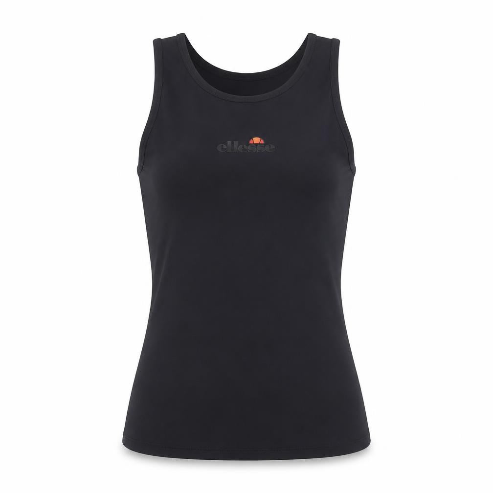 Ellesse Women Black UK 8 Athletic Stretch Tank Top Logo