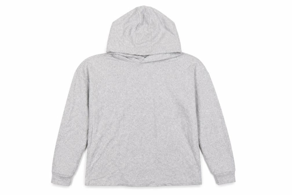 Marks & Spencer Girls Grey 12-13 Years Pullover Hooded Knit Hoodie