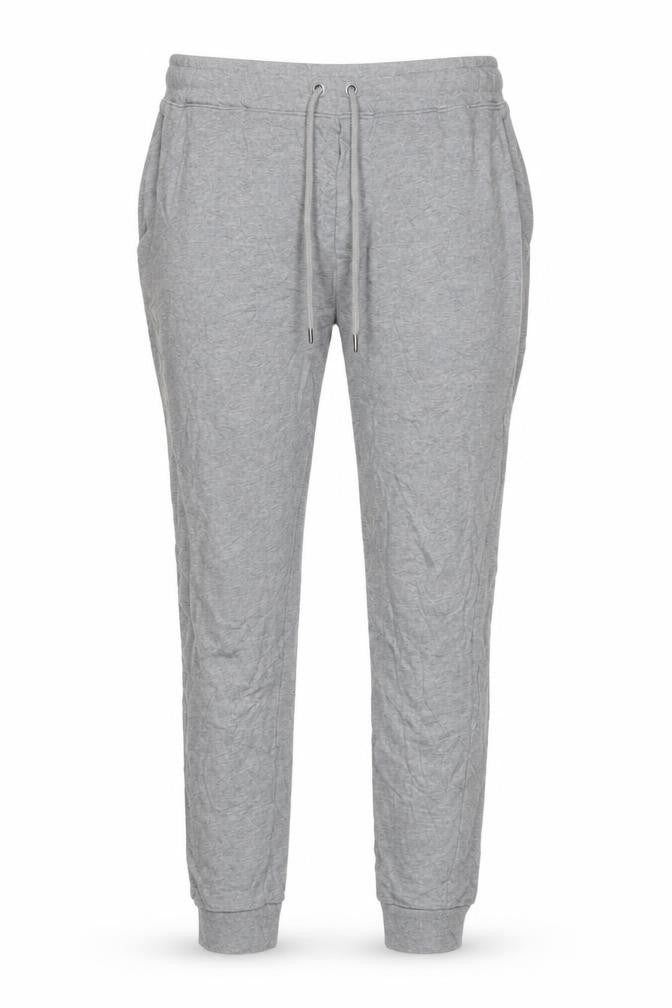 Marks & Spencer Women's Grey XL Cotton Jogger Trousers Drawstring