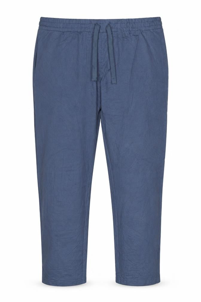 Marks & Spencer Men Blue 3XL Regular Fit Cotton Jogger Trousers