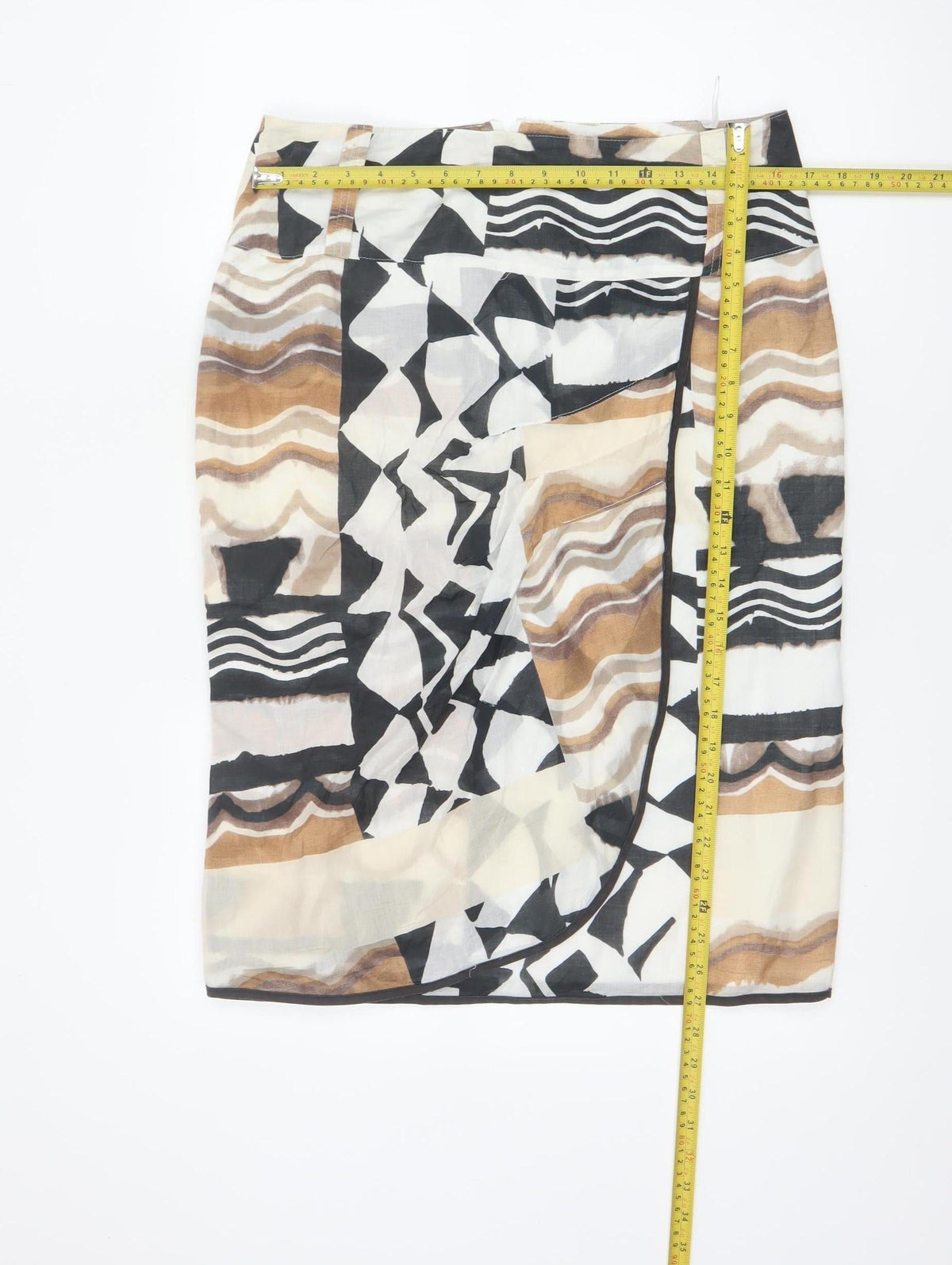 Steilmann Women’s Multicoloured UK 16 Geometric Pencil Skirt