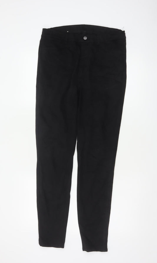 Uniqlo Women’s Black L Skinny Stretch Trousers 30-31in Waist
