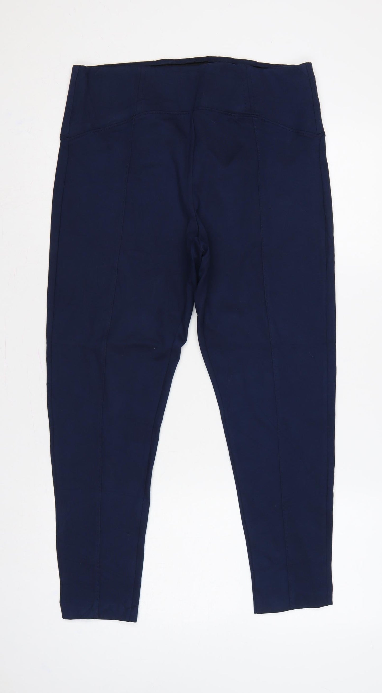 Marks and Spencer Women Blue UK 14 High Rise Stretch Leggings