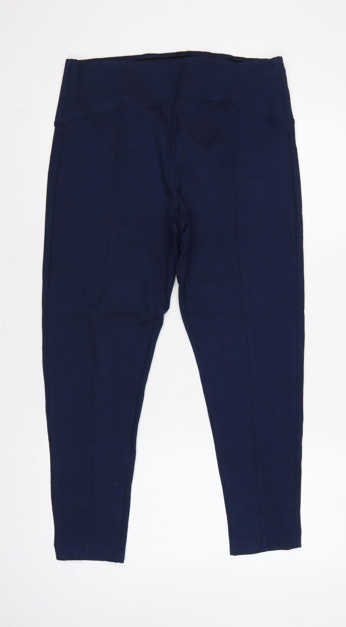 Marks & Spencer Women Blue UK 14 High Rise Stretch Leggings