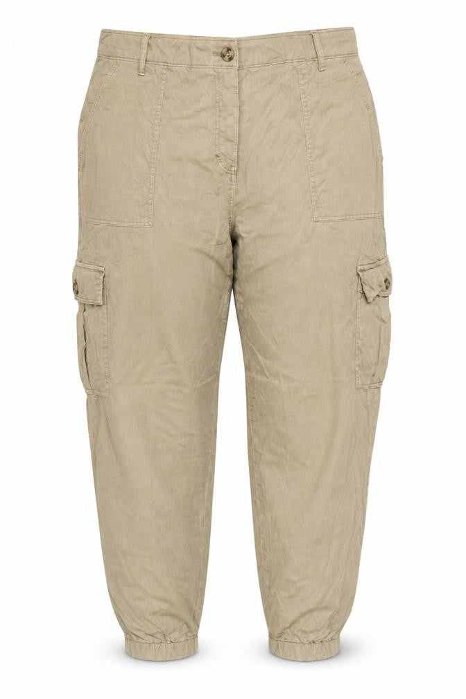 Marks & Spencer Women Beige Size 22 Cargo Tapered Trousers