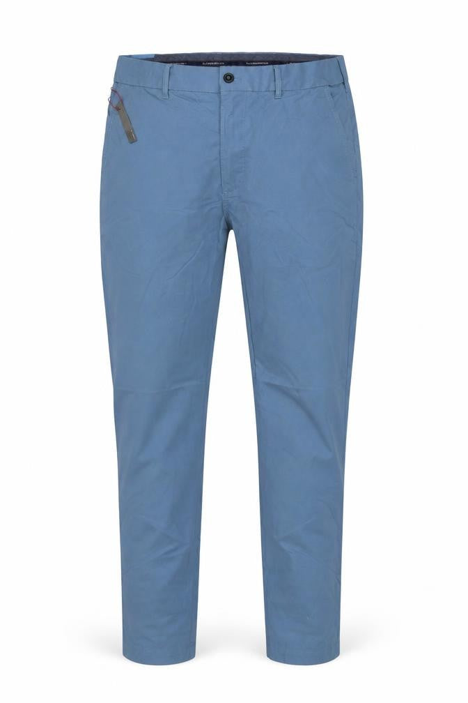 Marks & Spencer Men's Blue 34/33 Regular Fit Chino Trousers