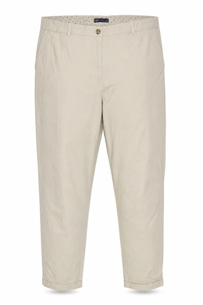 Marks & Spencer Women’s Beige UK 22 Regular Cotton Chino Trousers NWT