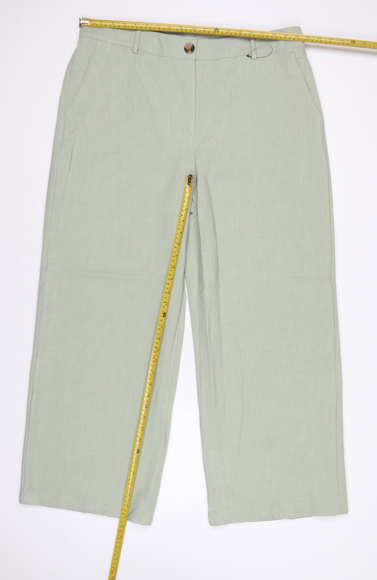 Marks & Spencer Collection Women’s Green Size 20 Wide-Leg Dress Trousers