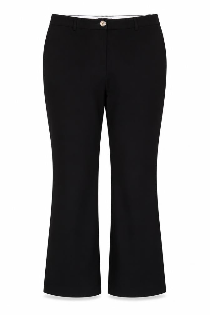 M&S Women’s Black UK 18 Regular Flared Tailored Work Trousers
