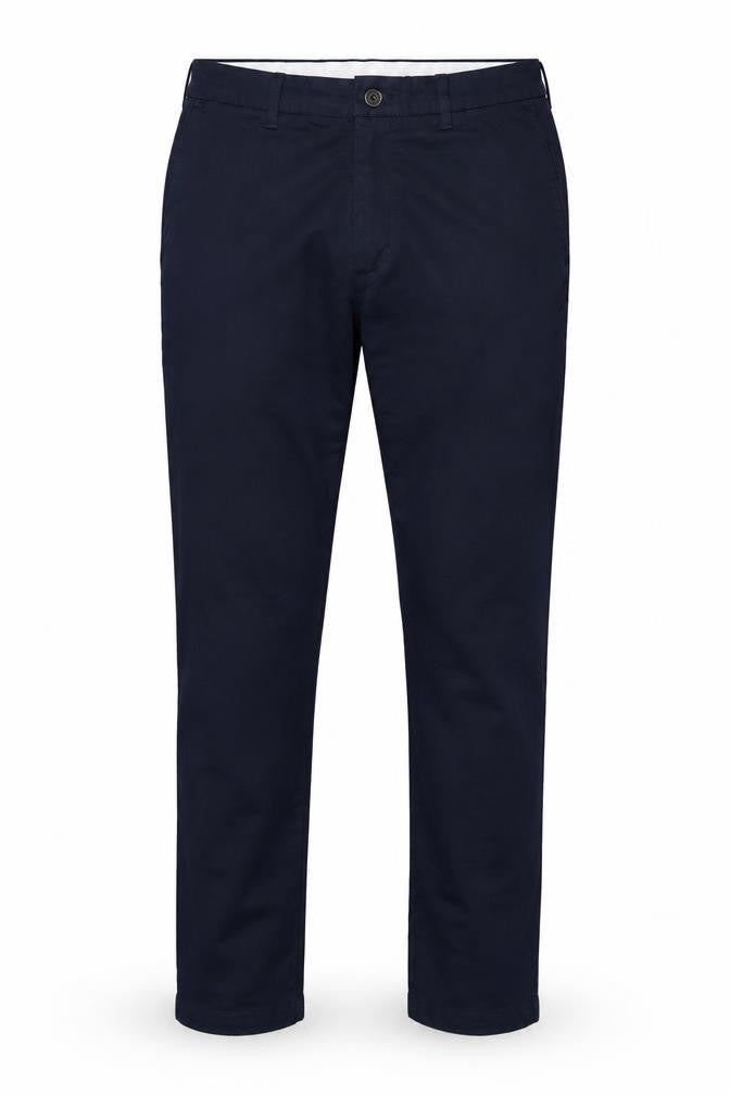 M&S Autograph Men's Blue 36in Slim Fit Chino Trousers Short 29in