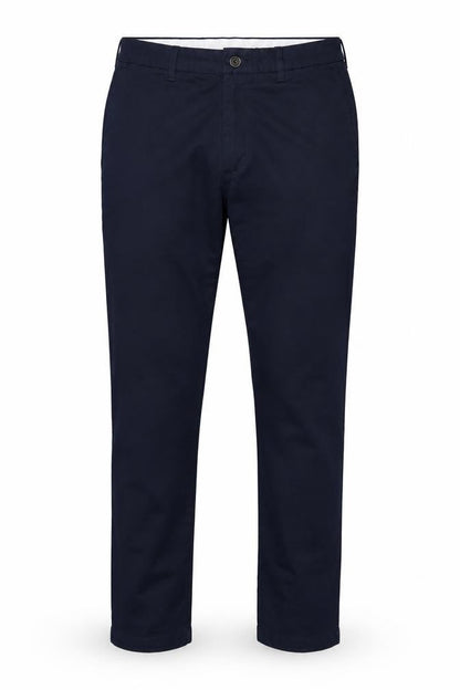 M&S Autograph Men's Blue 36in Slim Fit Chino Trousers Short 29in