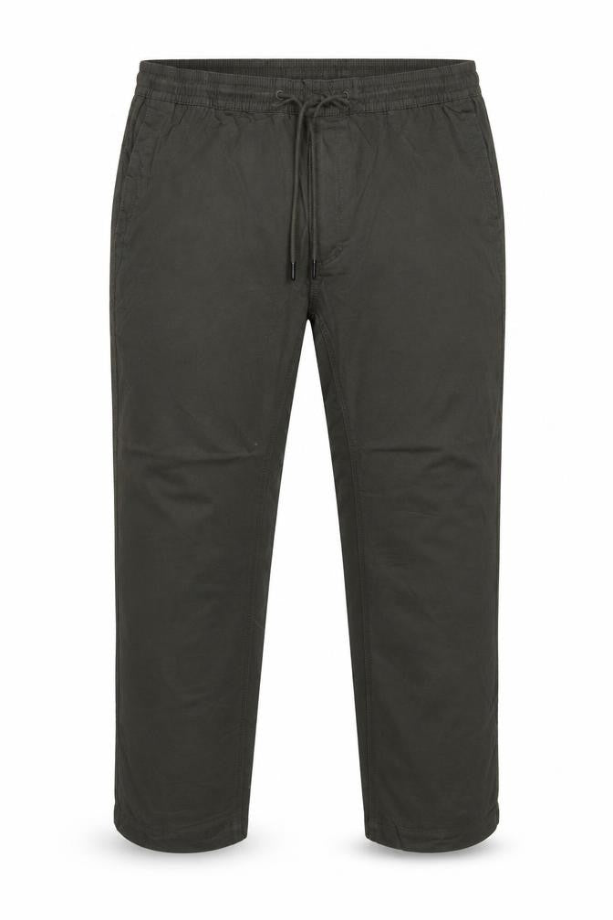 Marks & Spencer Men's Green XL Straight Fit Drawstring Trousers