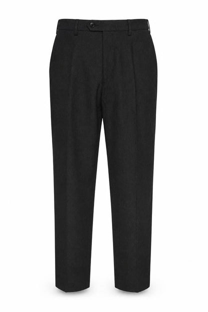 Marks & Spencer Men's Grey 36 29 Regular Fit Dress Trousers