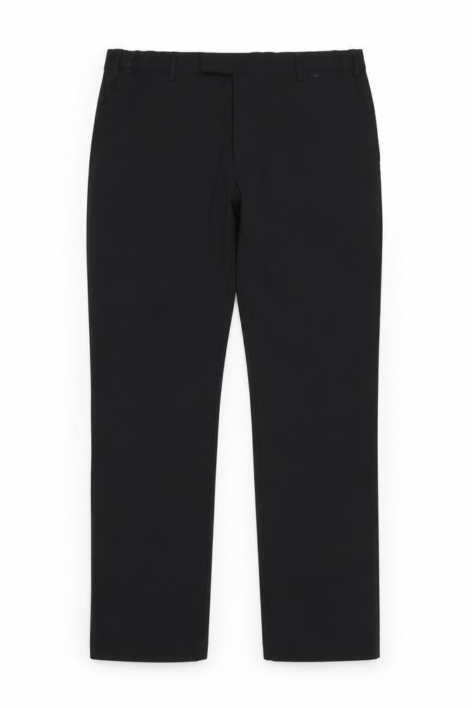 Marks and Spencer Men’s Black 36/31 Wool Blend Tailored Dress Trousers
