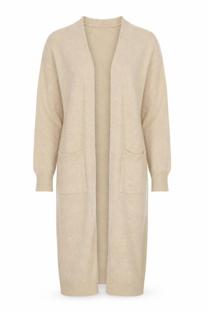 Jessica Simpson Women Beige XS V-Neck Long Sleeve Knit Jumper
