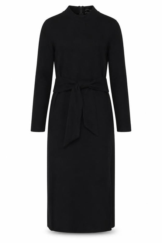 Marks & Spencer Women’s Black UK 10 Jersey Long Sleeve Sheath Dress