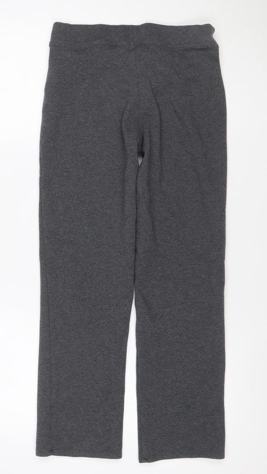 Marks and Spencer Teens Grey Size 12 Cotton Blend Jogger Trousers