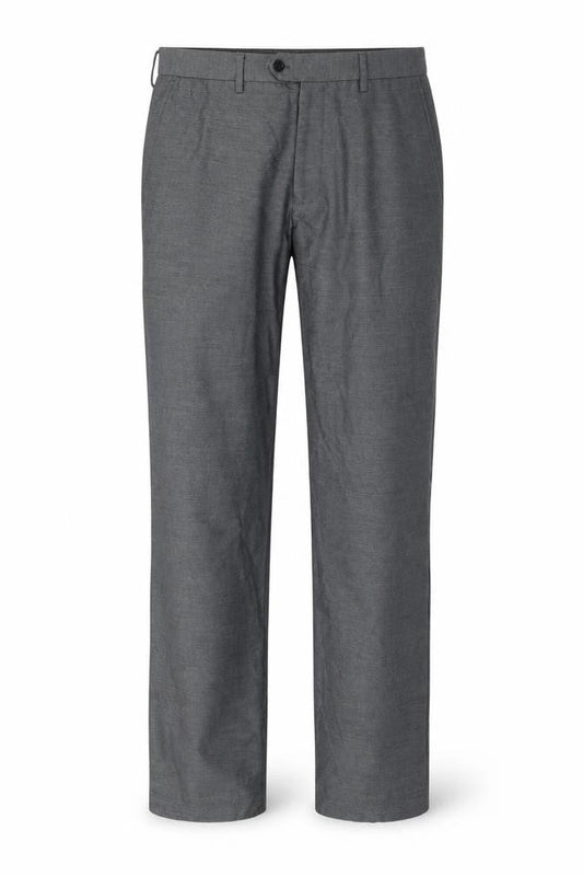 Next Men’s Grey 34R Straight Dress Trousers 34W 33L
