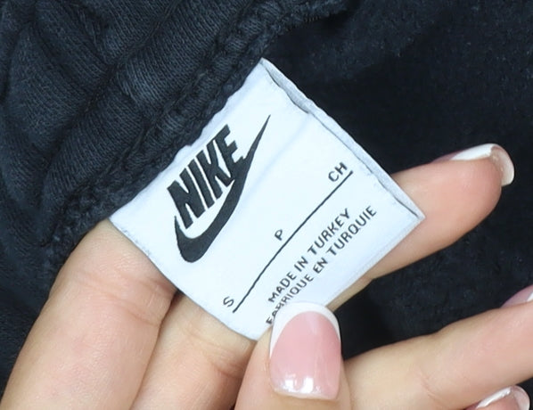 Nike Men’s Black S Jogger Sweatpants Gold Just Do It Drawstring