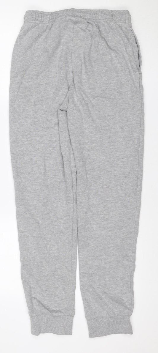 Converse Boys Grey Jogger Sweatpants 14 Years Cotton Blend Drawstring