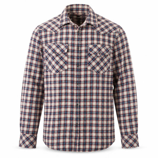 Diesel Men’s M Multicoloured Plaid Flannel Button-Up Shirt