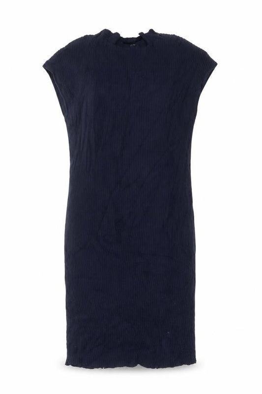 Uniqlo Women Blue S Rib Knit Cotton Jumper Dress Cap Sleeve