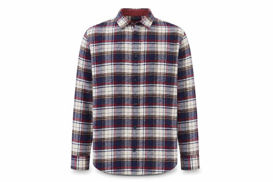 Lakeland Men’s M Blue Plaid Flannel Cotton Blend Long Sleeve Shirt