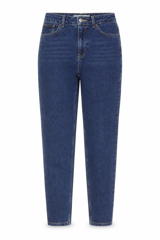 Topshop Moto Women’s Blue UK 8 High Rise Mom Jeans W26 L32