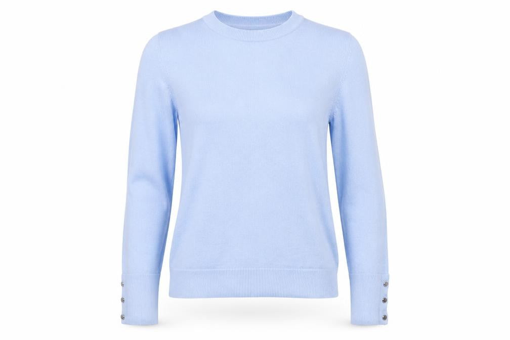 Hobbs Women’s Blue XS Cashmere Blend Crew Neck Knit Jumper