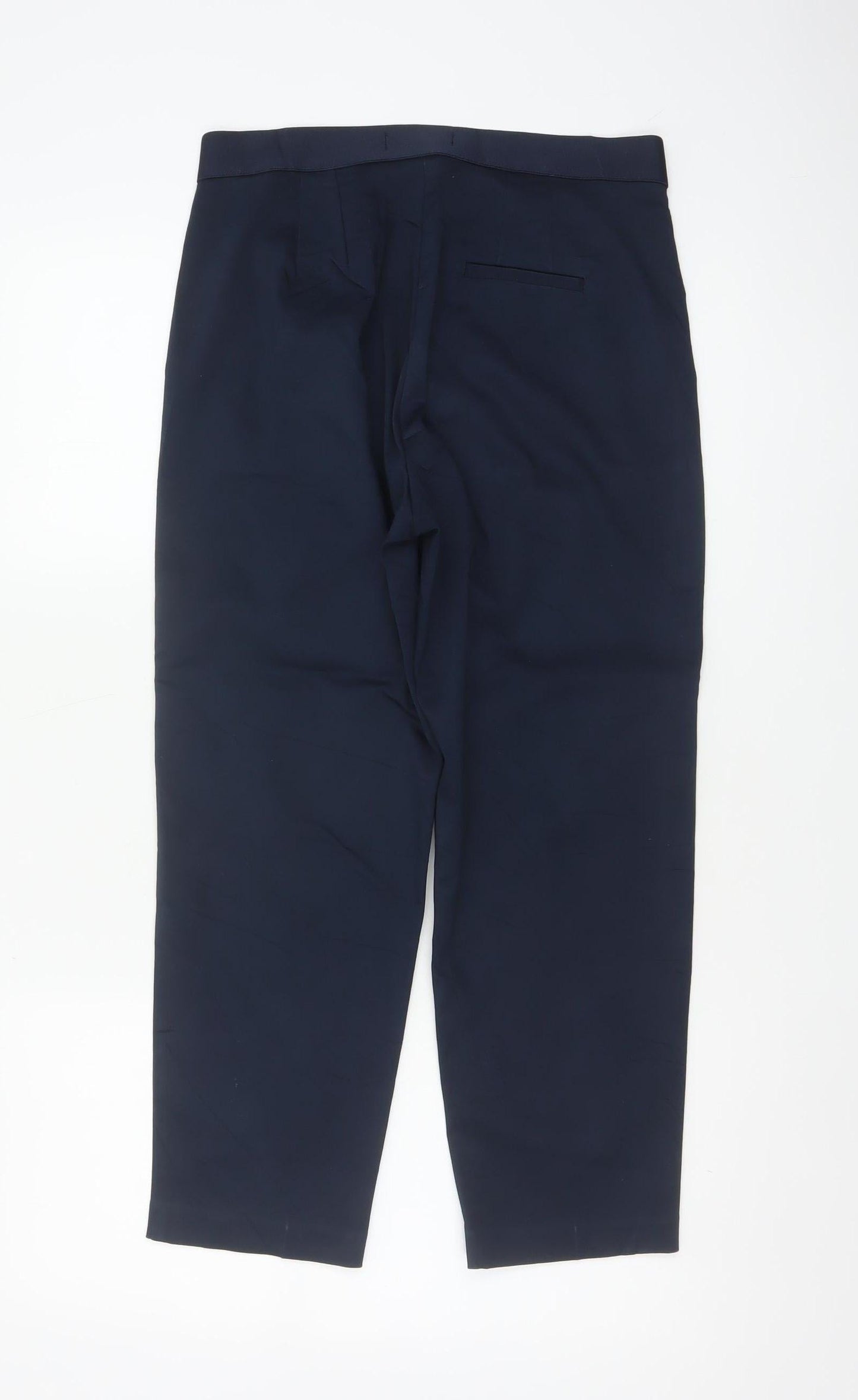 Marks and Spencer Women’s Navy UK 10 Tailored Straight Trousers