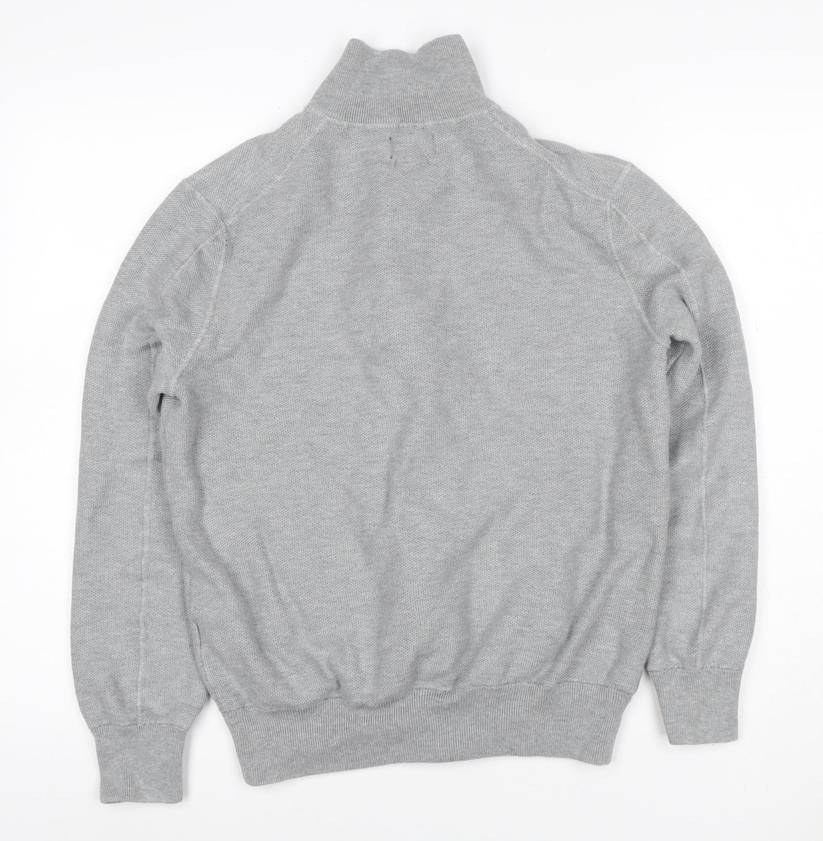 Polo Ralph Lauren Men’s Grey S Full Zip Pima Cotton Knit Sweatshirt