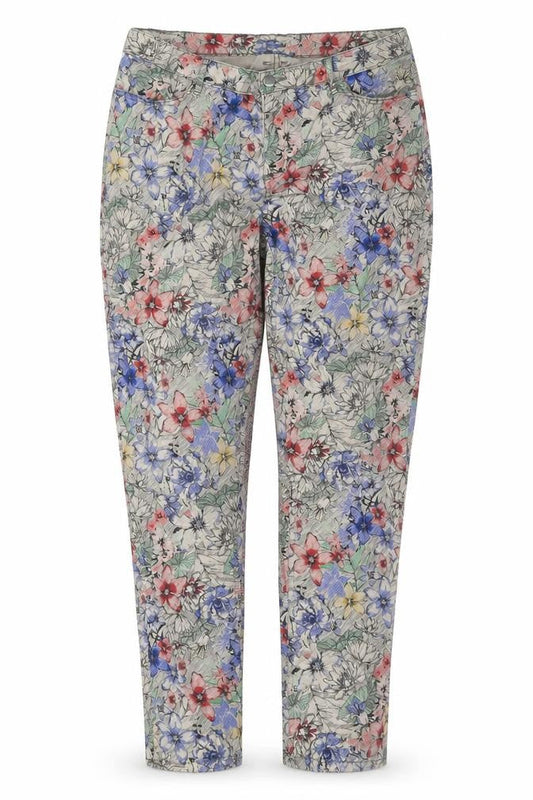 Esmara Women’s Multicoloured Floral Skinny Stretch Jeans UK 16