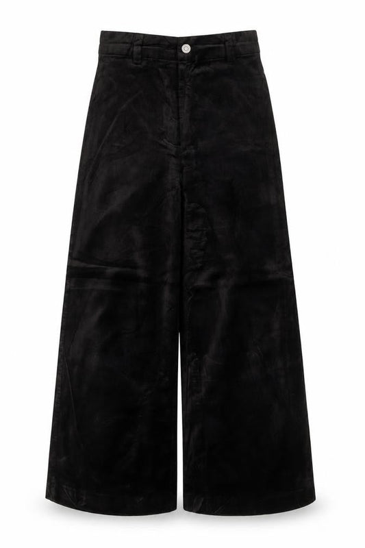 Weekday Women Black UK 8 Wide-Leg Stretch Cotton Blend Jeans