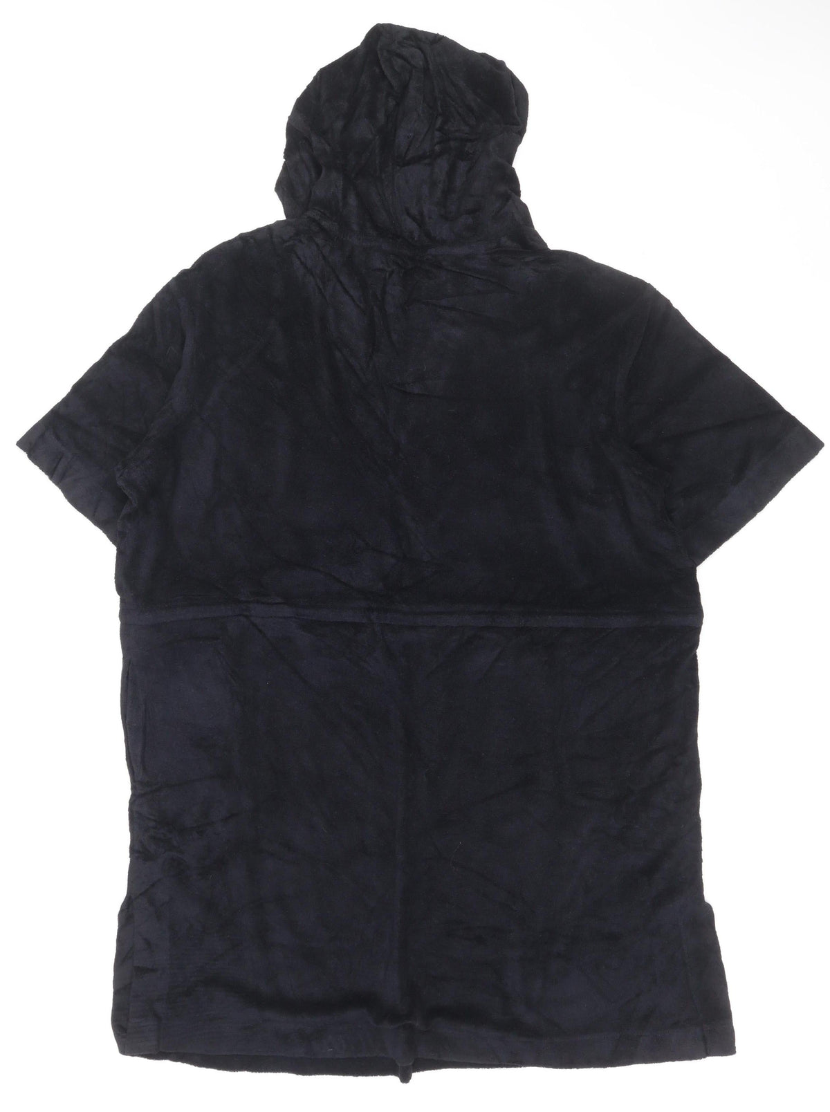 Back view of JD Williams Women’s Black S Hooded Long Sleeve Shift Dress